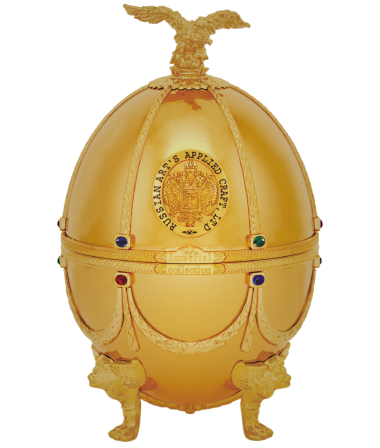 Vodka “Imperial Collection” Super Premium (Golden Faberge Egg-Styled case)