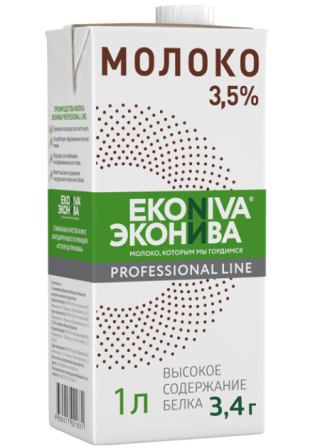 Կաթ ուլտրապաստերիզացված (3,5%) Professional Line EkoNiva - Սնունդ | TheHouse
