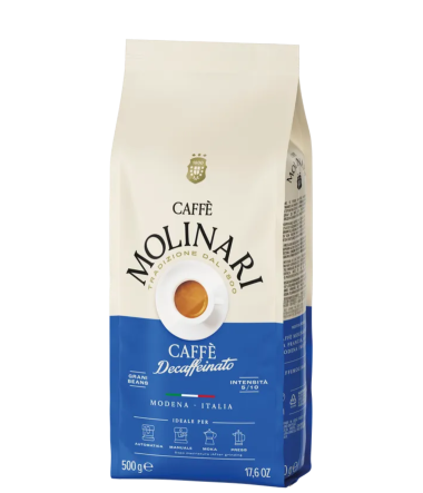 Coffee Molinari Decaffeinato 500g - Non-alcoholic & Beer | TheHouse