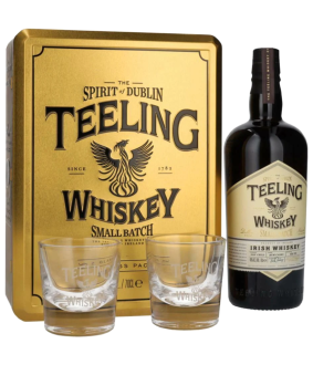 Whiskey Teeling Small Batch 2 glasses+TB Gold