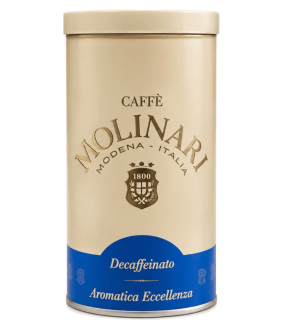 Caffe Molinari grounded Decaffeinato 250g