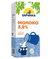 UHT Milk (3,2%), Zaryanka 1l