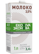 Կաթ ուլտրապաստերիզացված (3,5%) Professional Line EkoNiva